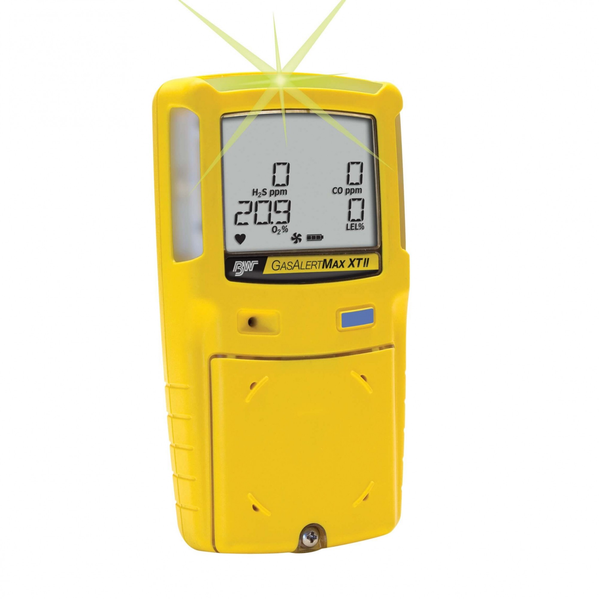 Detector Multigás, modelo GasAlertMax XT II (bomba motorizada incorporada) para 4 gases (O2, CO, LEL e H2S)