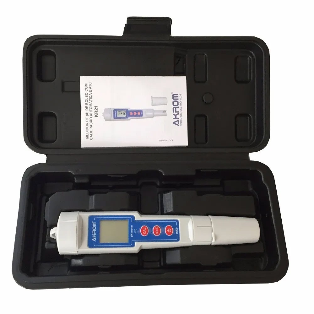 KR21 - Medidor de PH de bolso com calibração automática e ATC - Imagem 2