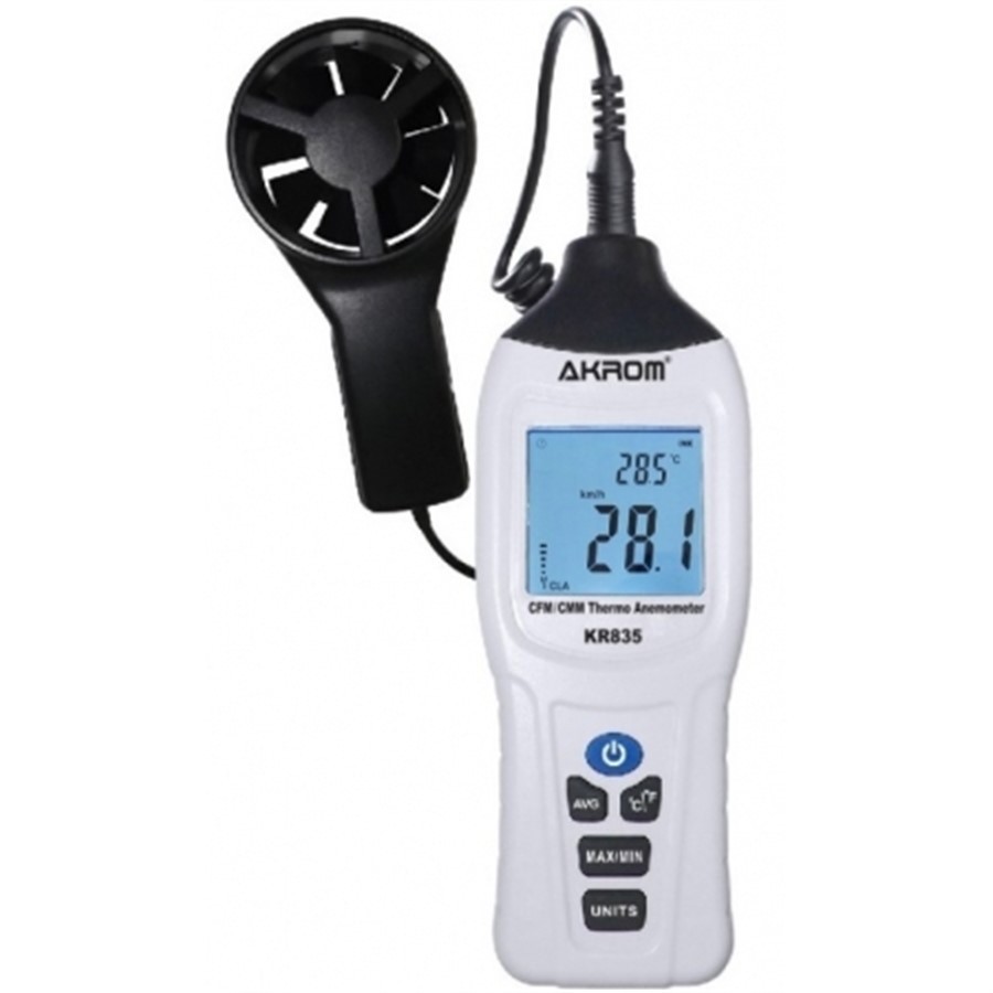 KR835 - Termo-Anemômetro com medição de vazão de ar com certificado - Imagem 6